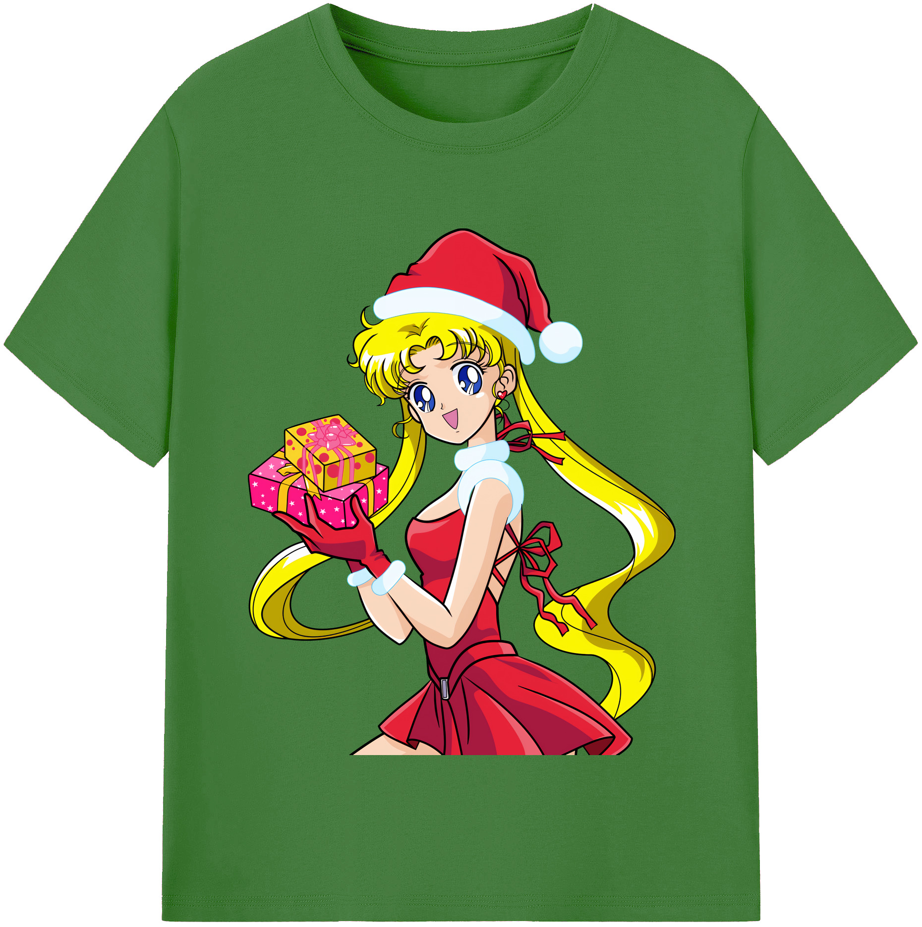 （画像用） 美少女戦士セーラームーン 月野 うさぎ つきの うさぎ Sailor Moon Tsukino Usagi レディースカジュアルプリントTシャツ（綿100％）